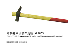 木柄意式倒装羊角锤XL7003