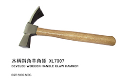 木柄斜角羊角锤XL7007